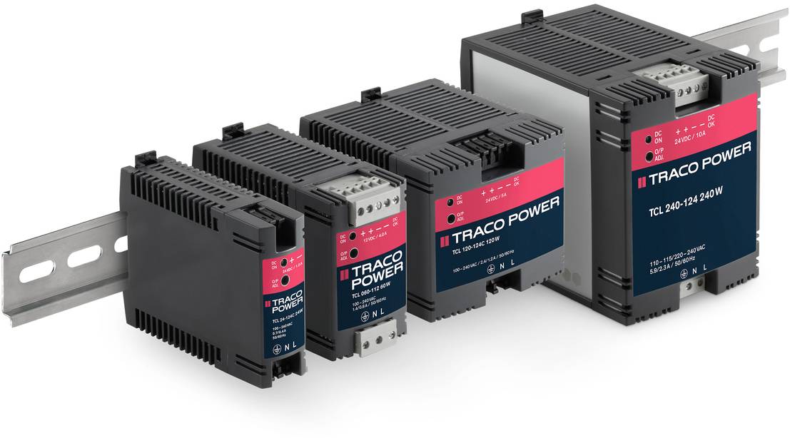Zasilacz na szynę DIN TracoPower TCL 060-124, 24 V/DC, 2.5 A, 60 W - obrazek 1