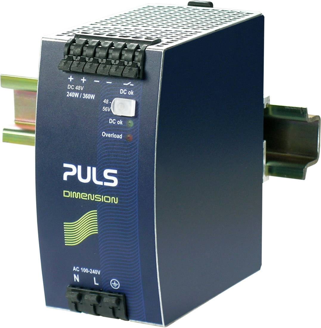 PULS QS10.481 Zasilacz na szynę DIN 48 V/DC 5 A 240 W Ilość wyjść:1 x Opis 1 szt. - obrazek 1