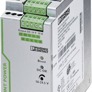 Phoenix Contact 2866705 Zasilacz na szynę DIN 24 V/DC 10 A 240 W Ilość wyjść:1 x Opis 1 szt. Phoenix Contact 2866705 Zasilacz na szynę DIN 24 V/DC 10 A 240 W Ilość wyjść:1 x Opis 1 szt.