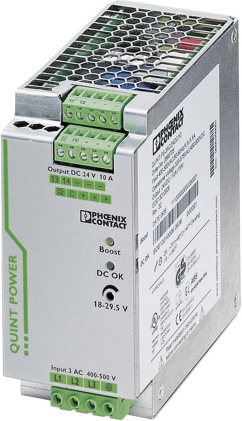 Phoenix Contact 2866705 Zasilacz na szynę DIN 24 V/DC 10 A 240 W Ilość wyjść:1 x Opis 1 szt. - obrazek 1