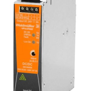 Weidmüller 2001800000 Przetwornica DC/DC 24 V/DC 5 A 120 W Ilość wyjść:1 x Opis 1 szt. Weidmüller 2001800000 Przetwornica DC/DC 24 V/DC 5 A 120 W Ilość wyjść:1 x Opis 1 szt.