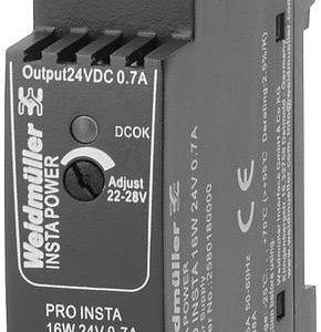 Weidmüller 2580180000 Zasilacz przełączający 24 V/DC 0.7 A 16 W Opis 1 szt. Weidmüller 2580180000 Zasilacz przełączający 24 V/DC 0.7 A 16 W Opis 1 szt.