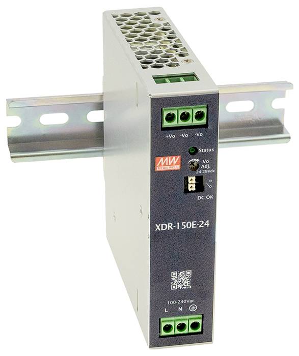 MEAN WELL XDR-150E-12 Zasilacz na szynę DIN 12 V 11 A 132 W Opis 1 szt. - obrazek 1