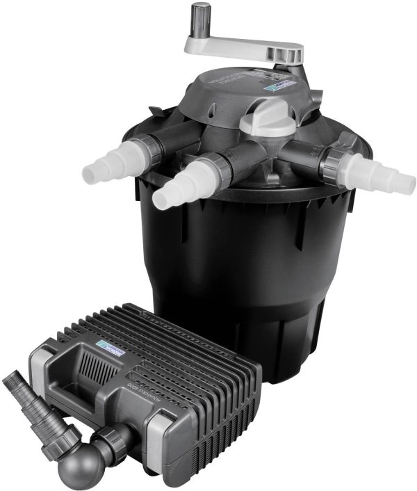 Hozelock 1402 1240 Bioforce Filterset 12.000 Zestawy filtrów z osadnika UVC, z funkcją filtra