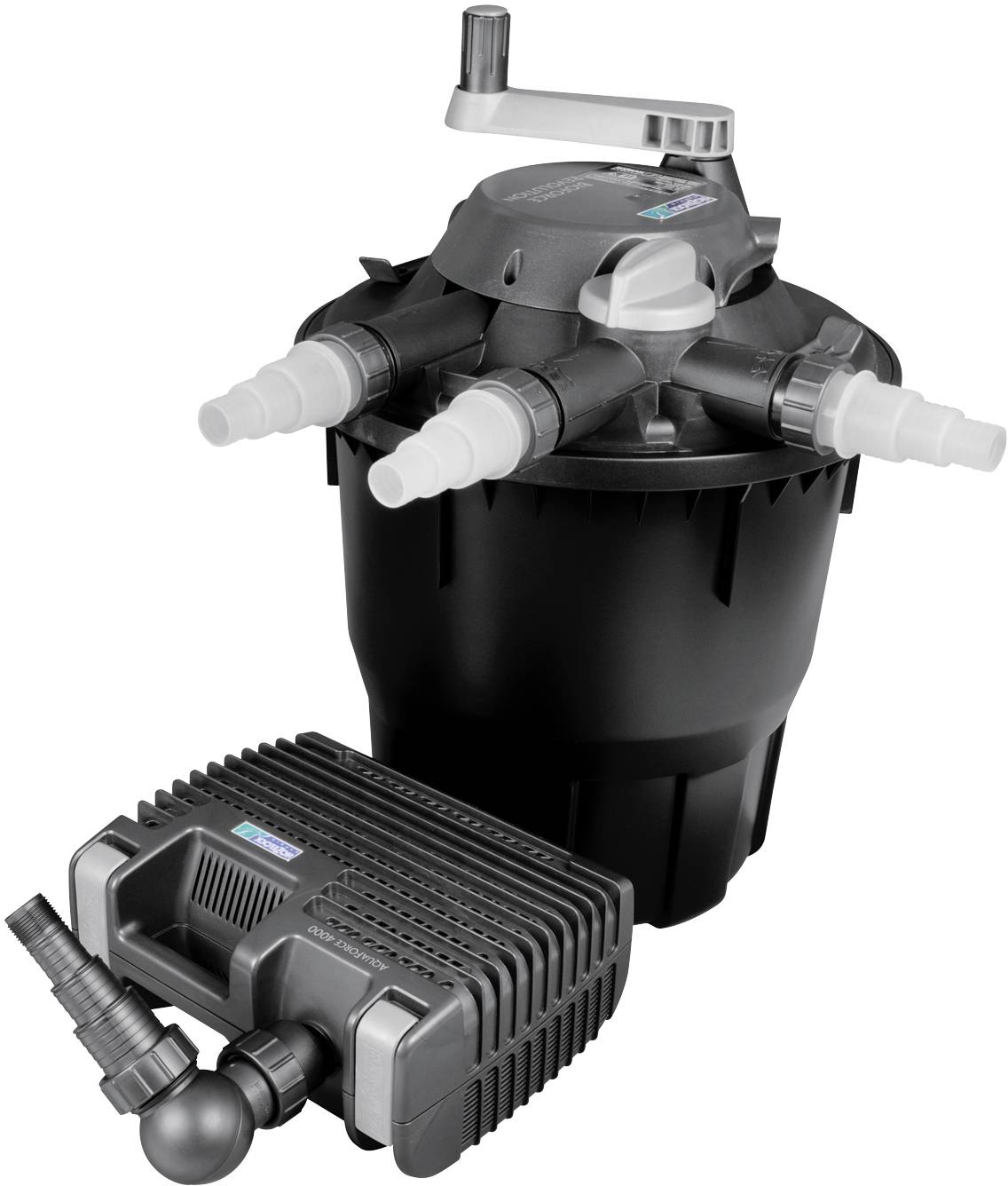 Hozelock 1402 1240 Bioforce Filterset 12.000 Zestawy filtrów z osadnika UVC, z funkcją filtra - obrazek 1