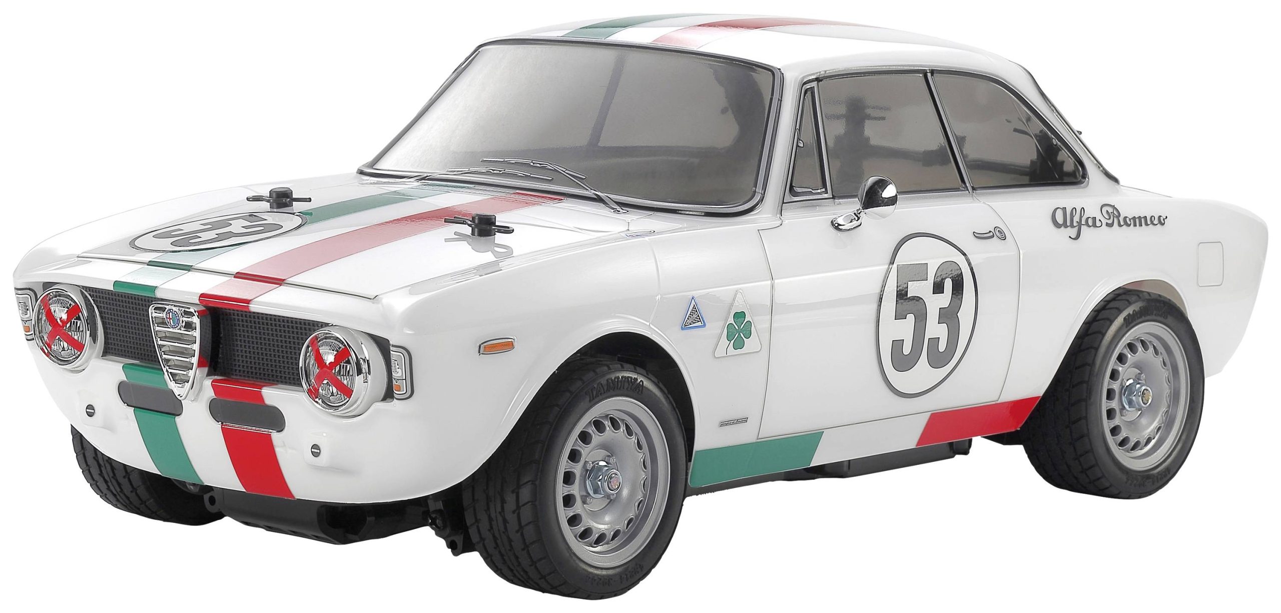 Model samochodu RC Tamiya Alfa Romeo Giulia Spr. Club, 1:10, Do samodzielnego złożenia - obrazek 1