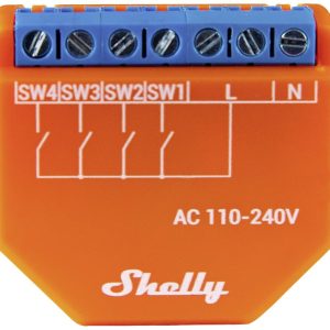 Shelly Shelly Qubino Wave i4 Moduł scenariuszy Z-Wave Shelly Shelly Qubino Wave i4 Moduł scenariuszy Z-Wave
