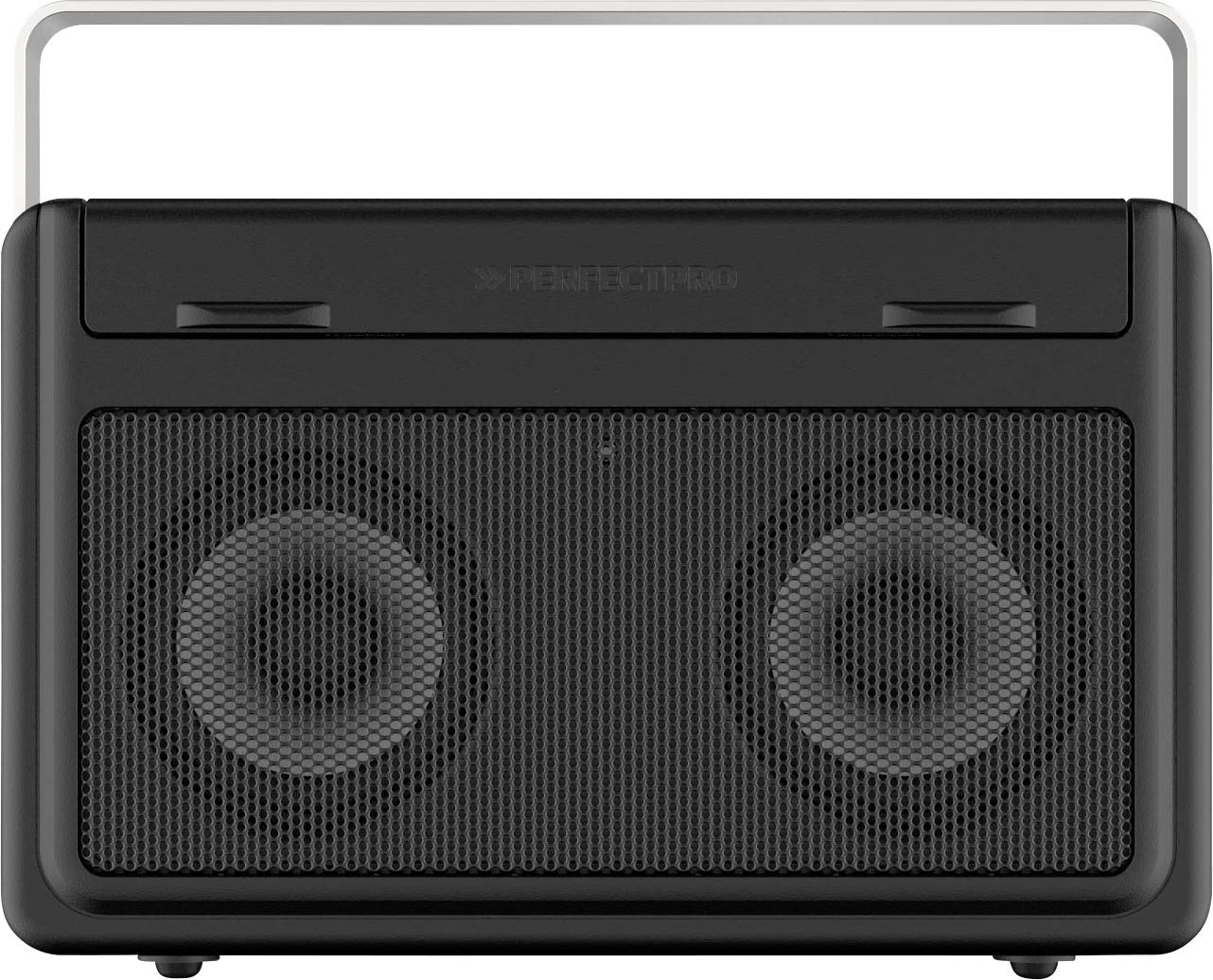 Radio na budowę PerfectPro AUDISSE, Internet, DAB+, fale metrowe (VHF), czarny - obrazek 1