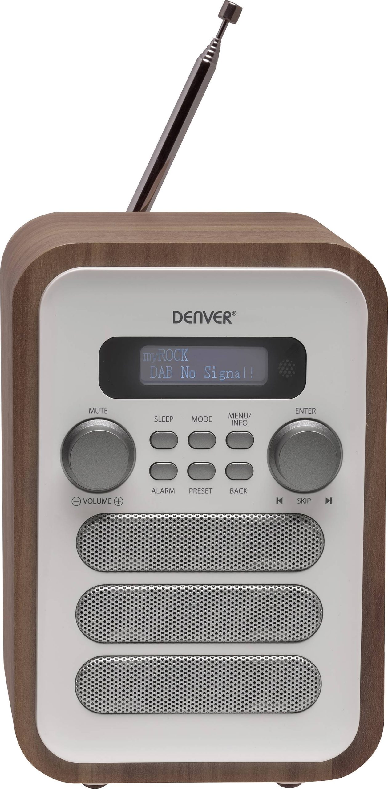 Radio kuchenne Denver DAB-48 fale metrowe (VHF), DAB+ biały - obrazek 1