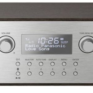 Radio Panasonic RF-D100BTEGT fale metrowe (VHF), DAB+ funkcja budzika srebrny, brązowy Radio Panasonic RF-D100BTEGT fale metrowe (VHF), DAB+ funkcja budzika srebrny, brązowy