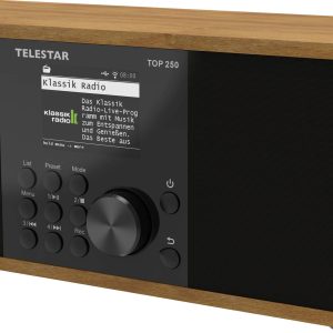 Radio internetowe przenośne Telestar TOP 250 Holz DAB+, Internet, fale metrowe (VHF) drewno Radio internetowe przenośne Telestar TOP 250 Holz DAB+, Internet, fale metrowe (VHF) drewno