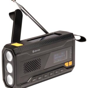 Radiotelefon alarmowy Denver SCD-2033 DAB+, fale metrowe (VHF) funkcja ładowania akumulatora, korba ręczna, wielokrotne Radiotelefon alarmowy Denver SCD-2033 DAB+, fale metrowe (VHF) funkcja ładowania akumulatora, korba ręczna, wielokrotne
