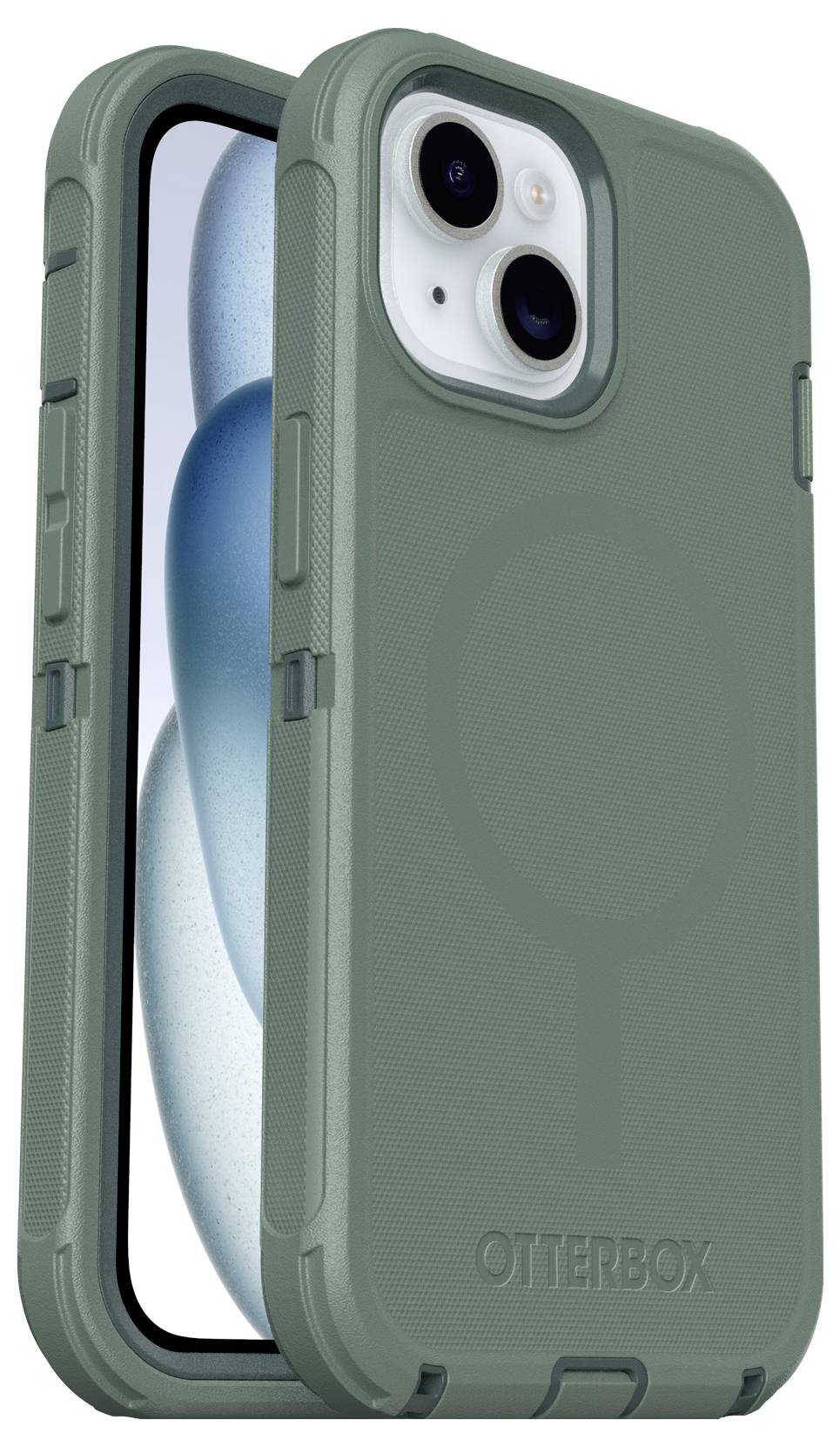 Otterbox Defender Futerał backcase Apple iPhone 17e, iPhone 16e, iPhone 15, iPhone 14, iPhone 13 zielony Kompatybilny z - obrazek 1