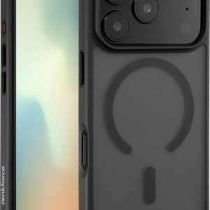 Renkforce RF-6830726 Futerał backcase Apple iPhone 17 Pro czarny, przeźroczysty Kompatybilny z MagSafe, Ładowarka indukc Renkforce RF-6830726 Futerał backcase Apple iPhone 17 Pro czarny, przeźroczysty Kompatybilny z MagSafe, Ładowarka indukc