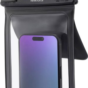 Renkforce Wasserdichte Smartphone Hülle Obudowa outdoorowa uniwersalny Universal Czarny, przeźroczysty Wodoszczelna, Pył Renkforce Wasserdichte Smartphone Hülle Obudowa outdoorowa uniwersalny Universal Czarny, przeźroczysty Wodoszczelna, Pył