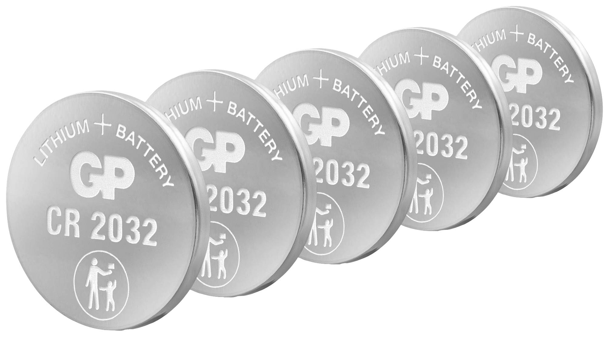 Ogniwo guzikowe CR 2032 GP GPCR2032STD147C5 3 V 5 szt. 220 mAh litowe - obrazek 1