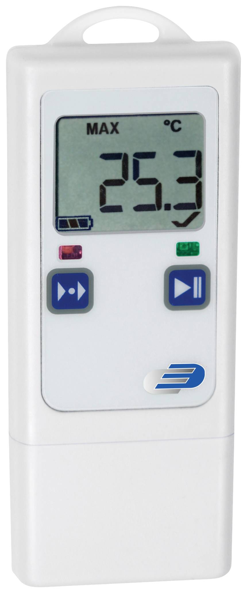 Rejestrator temperatury TFA Dostmann Datenlogger für Temperatur und externen Sensor LOG40 31.1065.02 -40 do 60 °C - obrazek 1