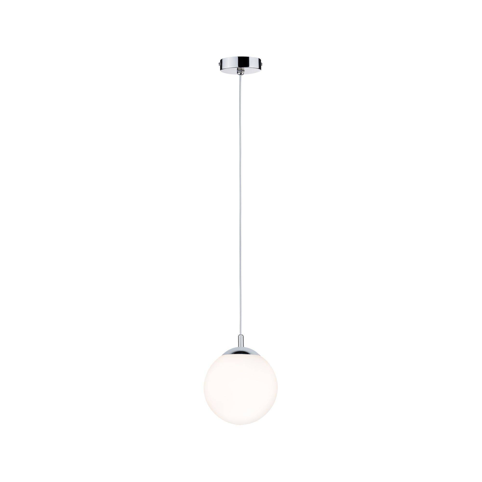 Lampa sufitowa, podwieszana Paulmann Globe 70895 E-27 20 W chrom, satin - obrazek 1