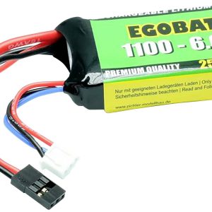 Pakiet akumulatorów (LiFe) 6.6 V 1100 mAh 25 C Pichler Modellbau Softcase JR, MPX Pakiet akumulatorów (LiFe) 6.6 V 1100 mAh 25 C Pichler Modellbau Softcase JR, MPX