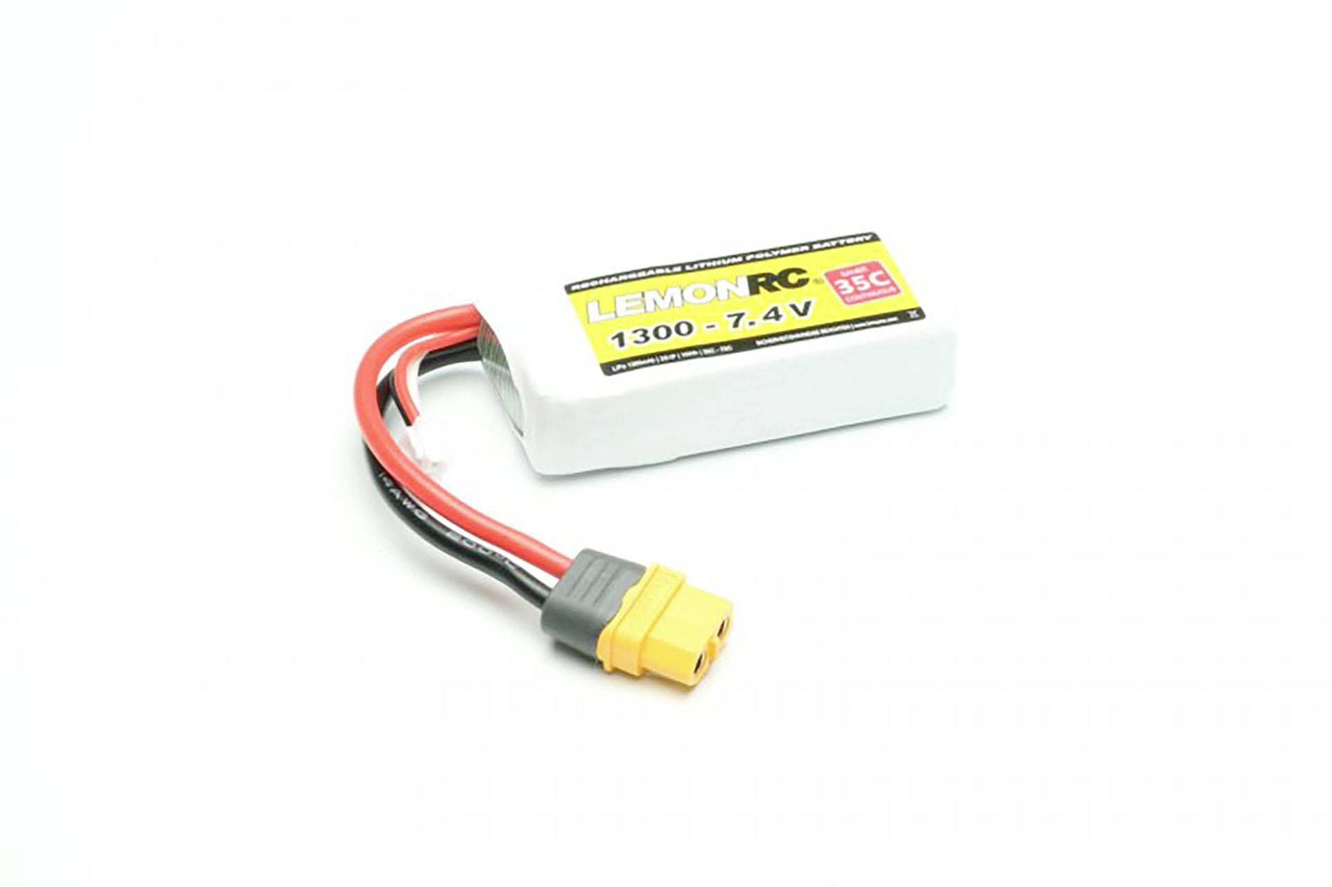 Pakiet akumulatorów (LiPo) 7.4 V 1300 mAh 35 C LemonRC Softcase XT60 - obrazek 1
