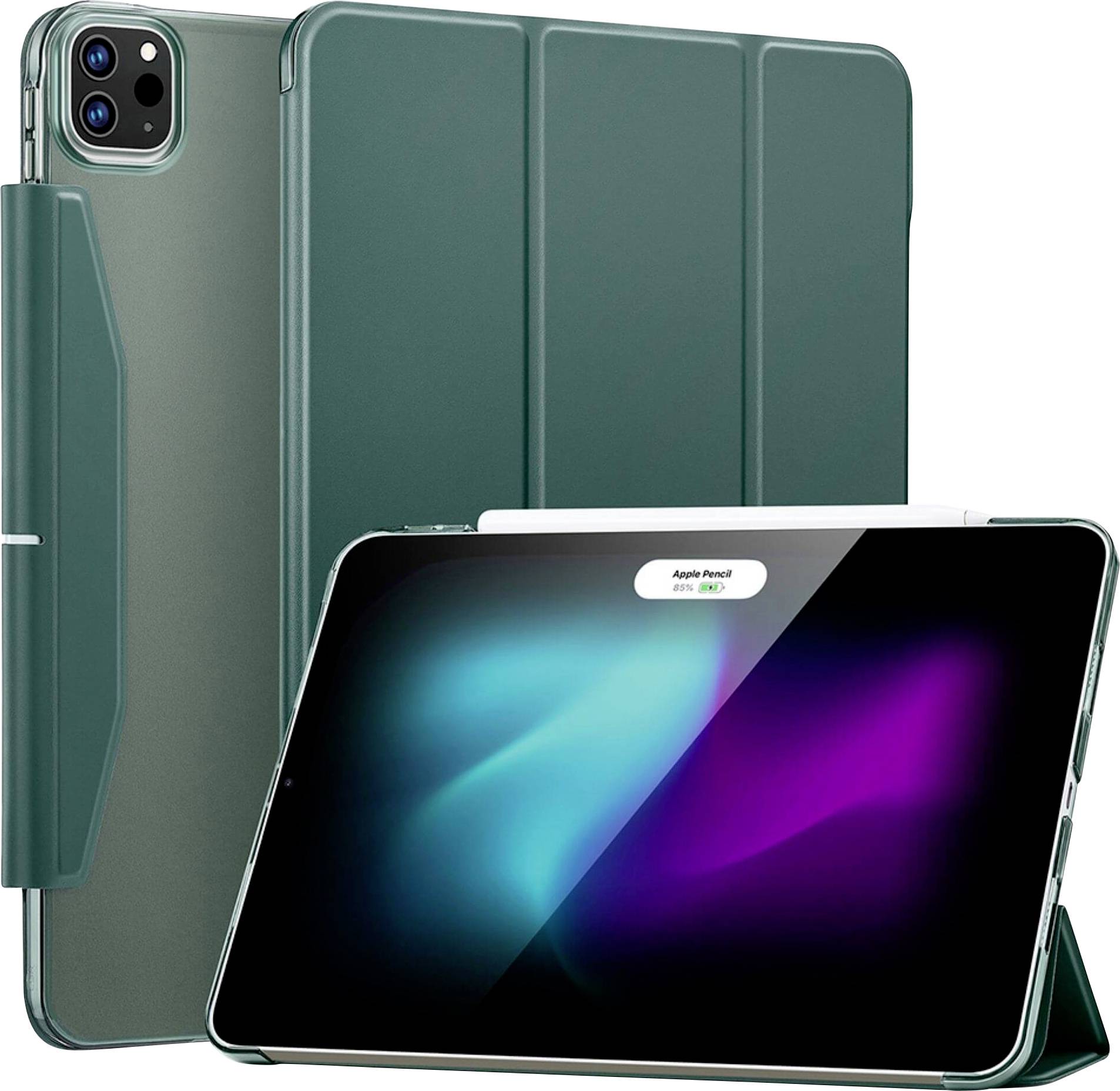 Torba / Etui na iPad ESR Ascend Trifold zielony, przeźroczysty - obrazek 1