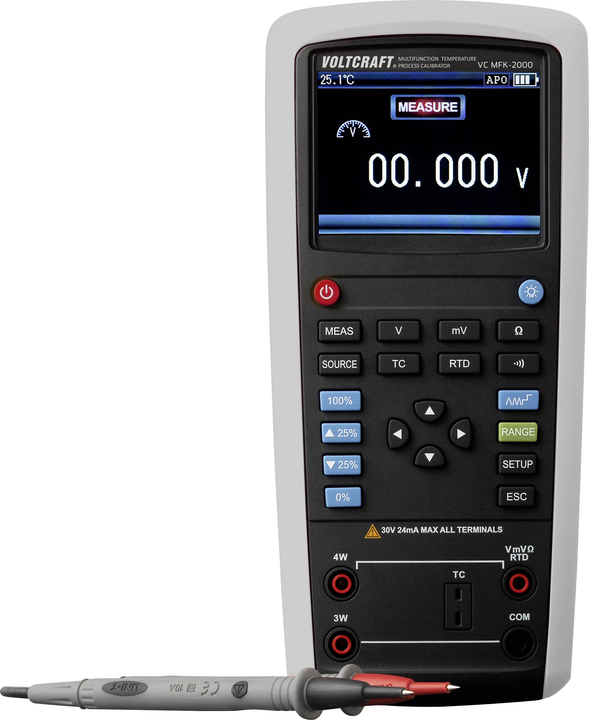 VOLTCRAFT VC MFK-2000 Kalibrator Kalibracja (DAkkS) Temperatura - obrazek 1