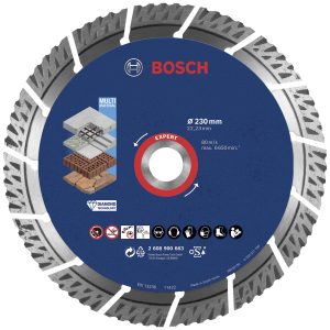 Bosch Accessories 2608900663 EXPERT MultiMaterial Tarcza tnąca diamentowa Średnica 230 mm Średnica otworu 22.23 mm kamie Bosch Accessories 2608900663 EXPERT MultiMaterial Tarcza tnąca diamentowa Średnica 230 mm Średnica otworu 22.23 mm kamie
