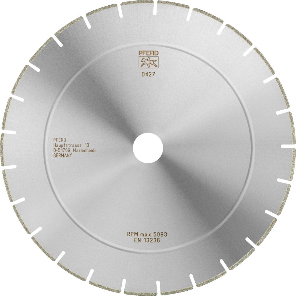 PFERD TOOLS 68430037 D1A1RSS 300-2,5-30,0 D 427 GAS2 Tarcza tnąca diamentowa Średnica 300 mm Średnica otworu 30 mm termo - obrazek 1