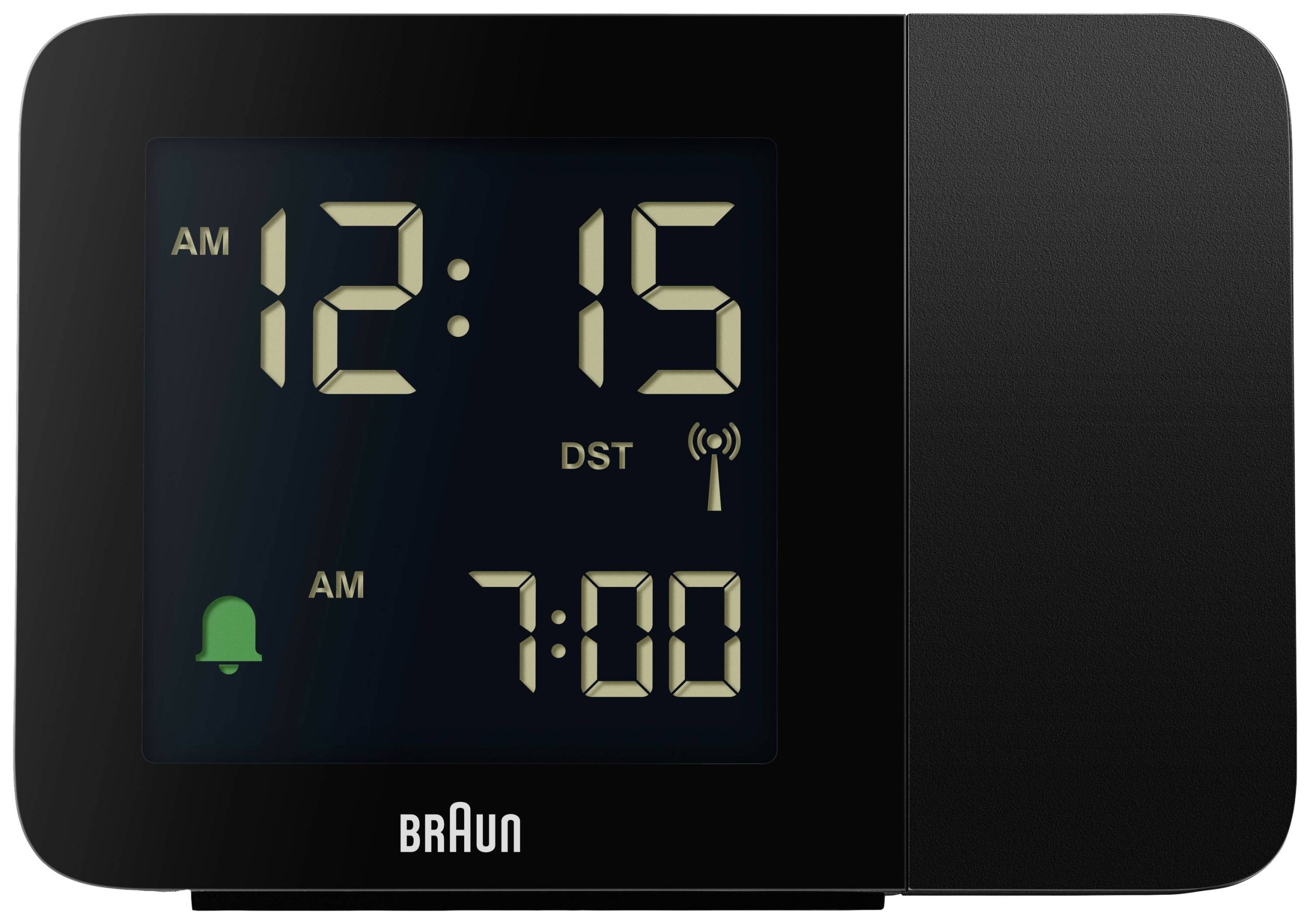Braun BC15B-DCF Sterowany radiowo Budzik czarny - obrazek 1