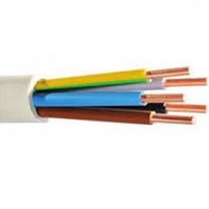 Przewód płaszczowy NYM-J 5×1,5 RG100, 5 G 1.5 mm², 100 m, szary Przewód płaszczowy NYM-J 5×1,5 RG100, 5 G 1.5 mm², 100 m, szary