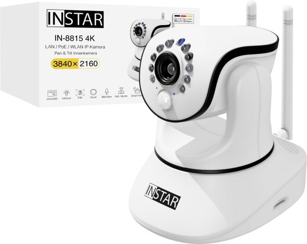 Kamera monitoringu IP INSTAR IN-8815 4K POE/WLAN weiß 18006 WLAN