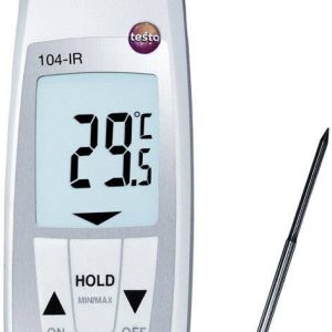 Termometr kuchenny do żywności testo 104-IR, -50 do 250 °C, Kalibracja (DAkkS) Termometr kuchenny do żywności testo 104-IR, -50 do 250 °C, Kalibracja (DAkkS)