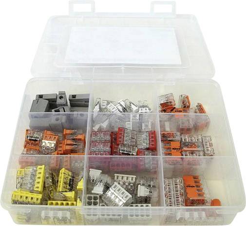 WAGO WA-741-844 Zestaw złączy zaciskowych elastyczny: 2.5-4 mm² stała: 2.5-4 mm² 120 szt.