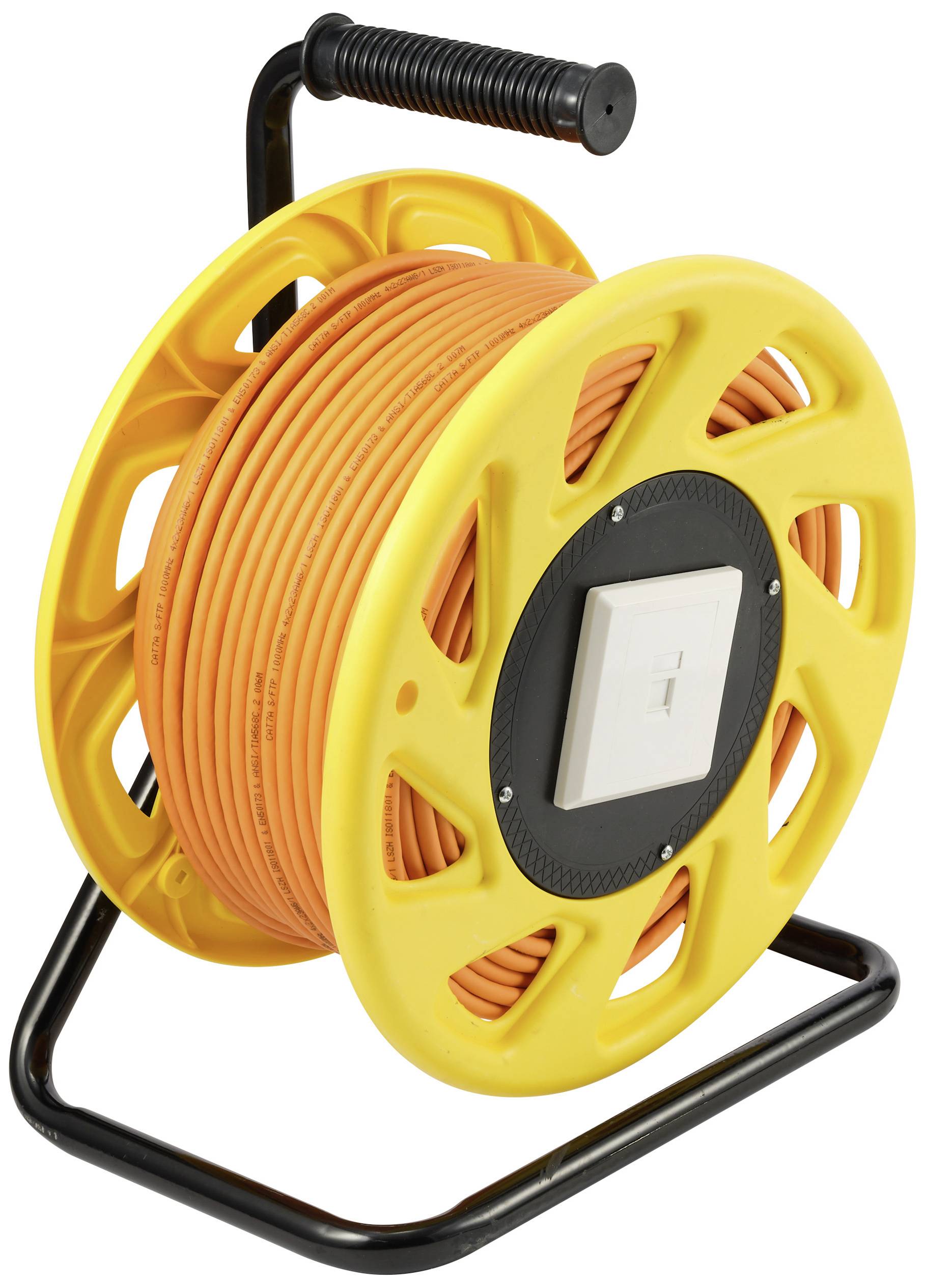 bęben na kable RJ45 Renkforce RF-4452664, CAT 7a, S/FTP, 90.00 m - obrazek 1