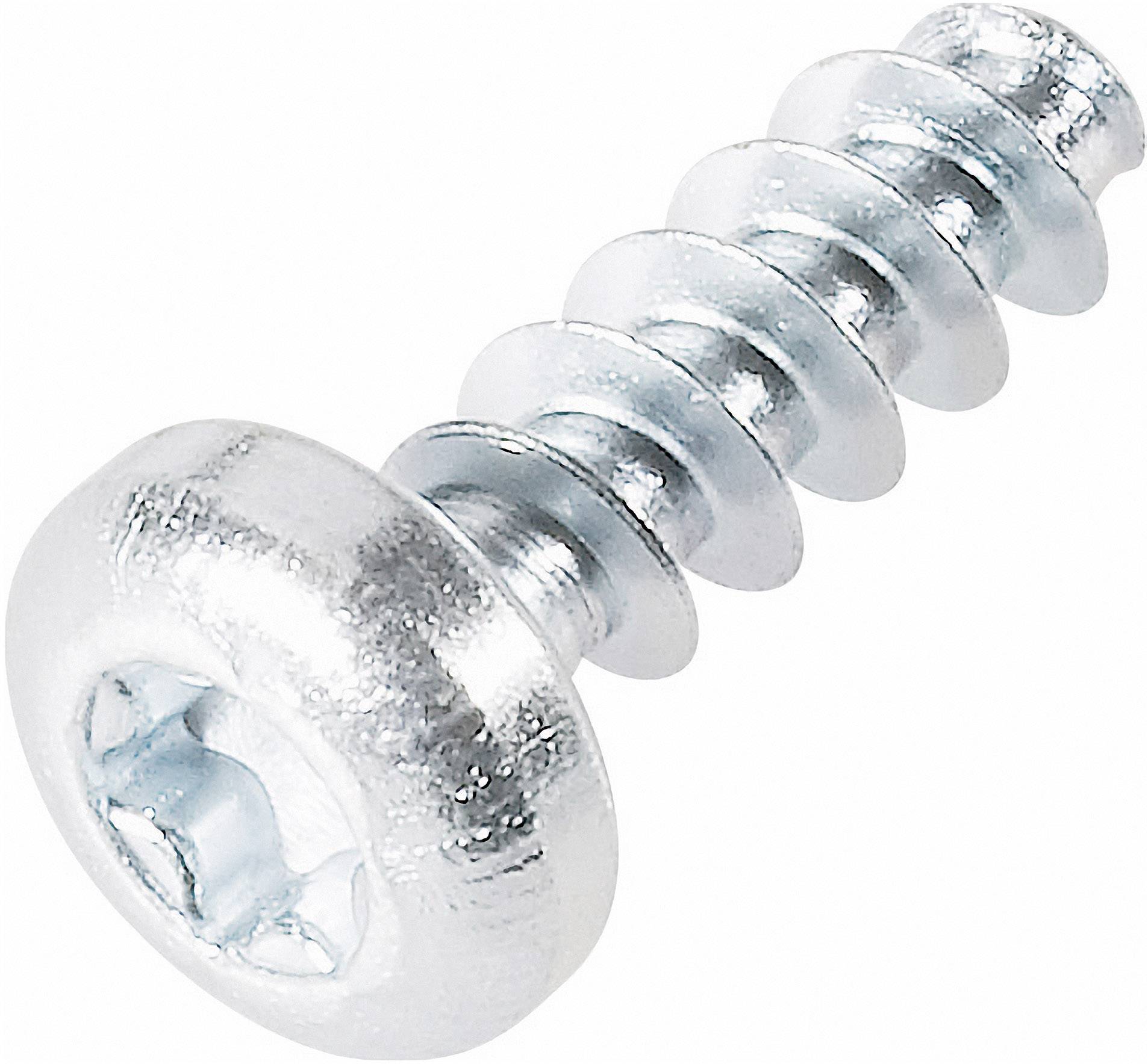 Wkręt samowiercący do tworzyw sztucznych Toolcraft, dł.: 8 mm, śr.: 2,5 mm, stal ocynk. - obrazek 1