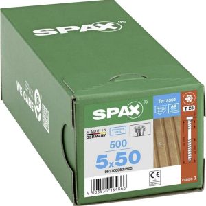 SPAX 0537000500505 Wkręt do drewna 5 mm 50 mm T-STAR plus stal nierdzewna A2 500 szt. SPAX 0537000500505 Wkręt do drewna 5 mm 50 mm T-STAR plus stal nierdzewna A2 500 szt.