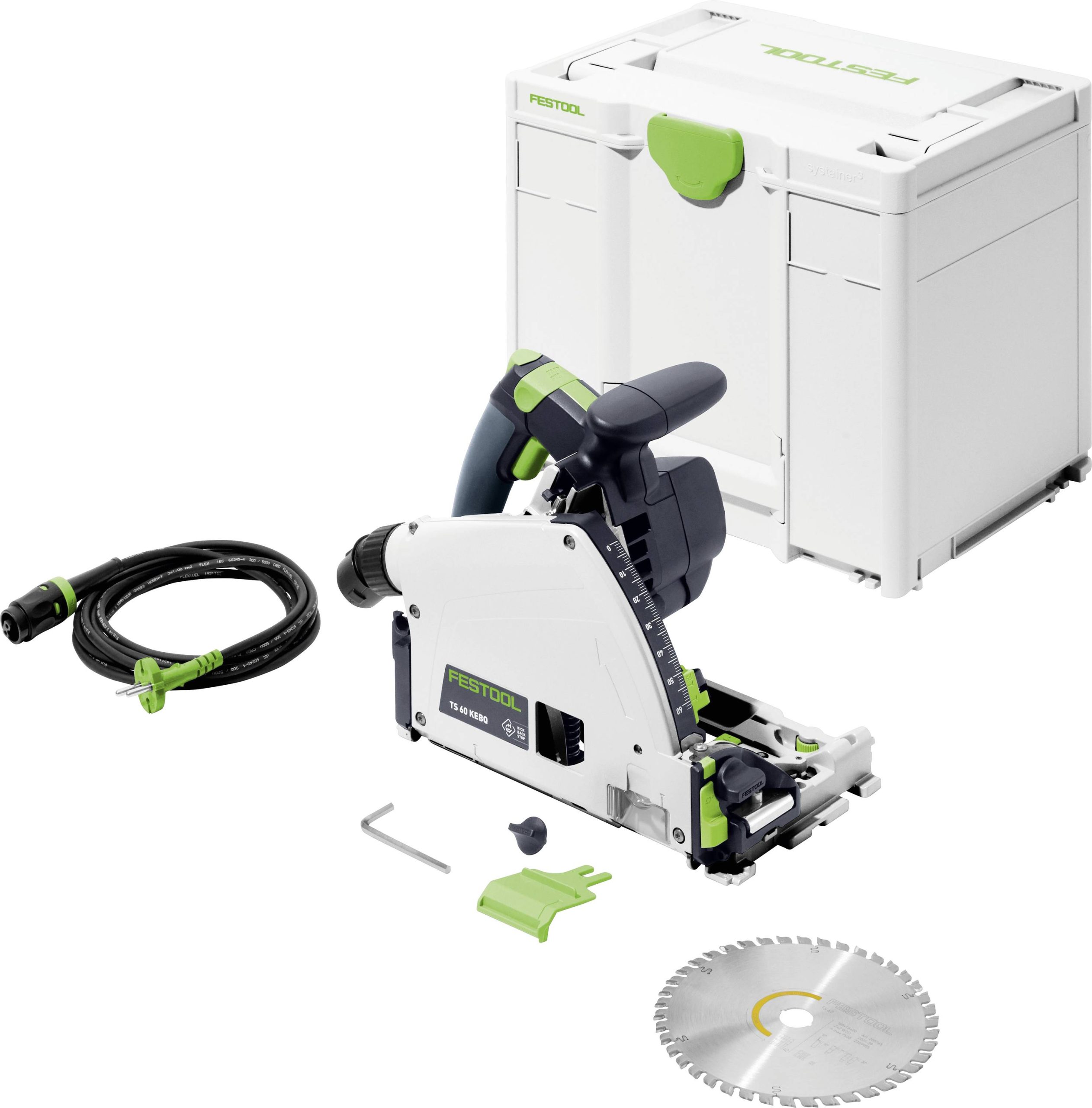 Zagłębiarka Festool TS 60 KEBQ-Plus Głębokośc cięcia maks. (90°) 60 mm - obrazek 1