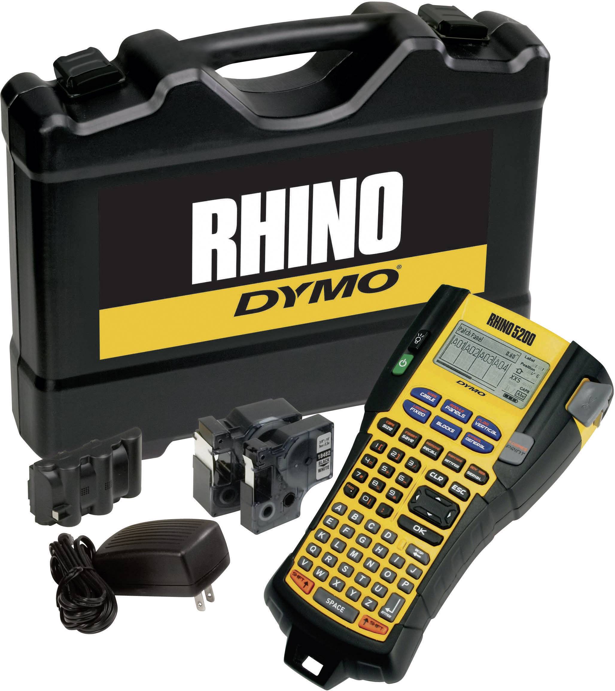 Drukarka etykiet Dymo RHINO 5200, 6 mm - 19 mm, walizka + taśmy + akumulator - obrazek 1