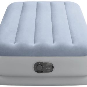 Intex 64157 TWIN DURA-BEAM COMFORT AIRBED Łóżko powietrzne (D x S x W) 191 x 99 x 36 cm niebiesko-szary Intex 64157 TWIN DURA-BEAM COMFORT AIRBED Łóżko powietrzne (D x S x W) 191 x 99 x 36 cm niebiesko-szary
