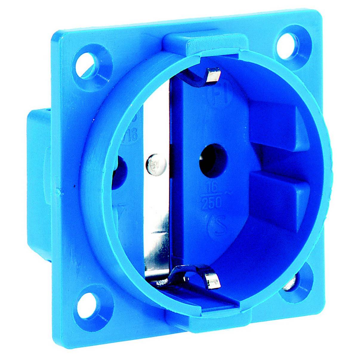 Bals Elektrotechnik 713 Gniazdo zmontowane IP20 niebieski - obrazek 1