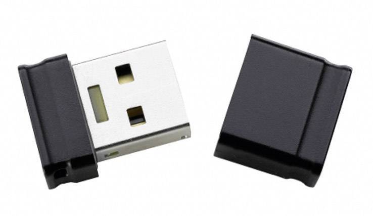 Pendrive USB 2.0 Intenso Micro Line, 16 GB, czarny, 17 MB/s/ 7 MB/s, ultra mały - obrazek 1