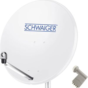 Schwaiger SPI9960SET9 Antena satelitarna bez odbiornika Ilość uczestników: 4 80 cm Schwaiger SPI9960SET9 Antena satelitarna bez odbiornika Ilość uczestników: 4 80 cm