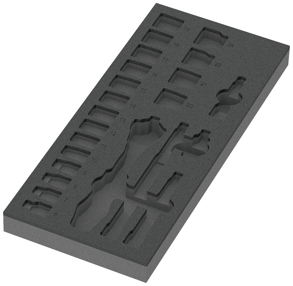 Wypełnienie piankowe Wera Zyklop 05137321001 Wymiary: (D x S x W) 172 x 392 x 30 mm - obrazek 1