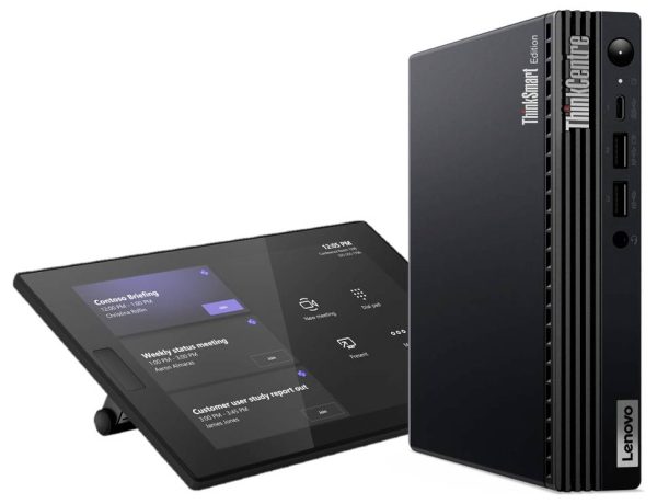 System konferencyjny Lenovo ThinkSmart Tiny Kit +, Gigabit-LAN (1 Gbit/s), USB 3.1, USB 3.2 Gen 2, czarny
