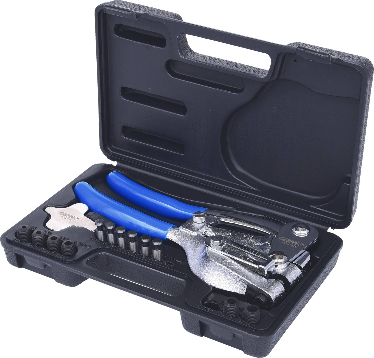 KS Tools 118.0105 Zestaw szczypiec do dziurkowania, 16 szt - obrazek 1