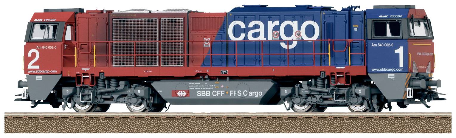 TRIX H0 T22881 Lokomotywa spalinowa Vossloh G 2000 BB - obrazek 1
