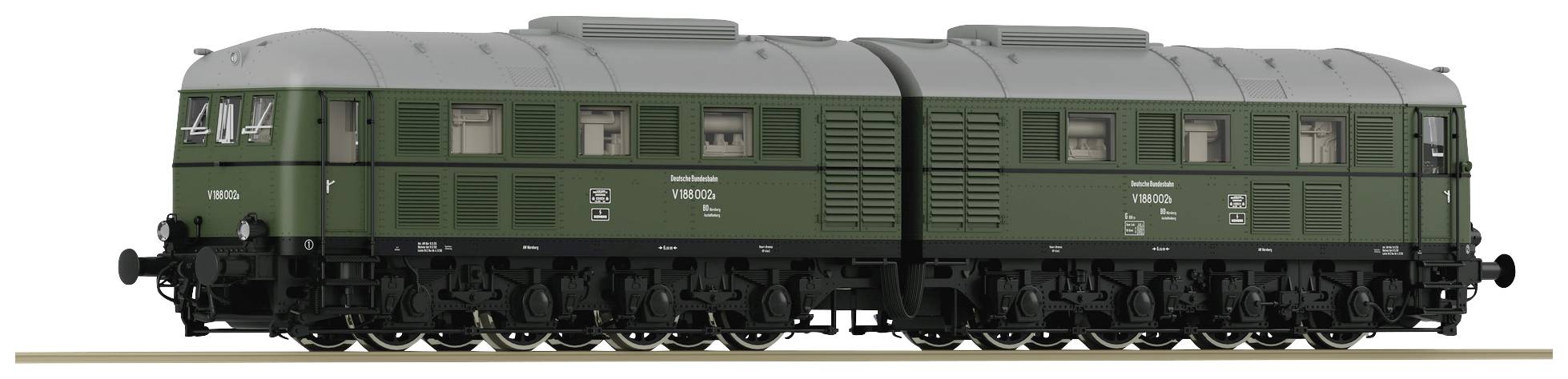 Roco 70118 H0 diesel elektryczny. Lokomotywa podwójna V 188 002 DB - obrazek 1