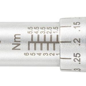 Klucz dynamometryczny z grzechotką 1/4″ (6.3 mm) TOOLCRAFT 819161, Moment obrotowy: 1 – 6 Nm