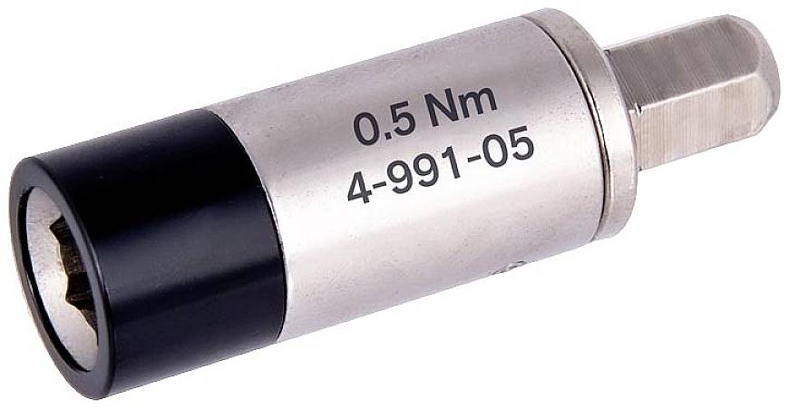 BERNSTEIN Tools for Electronics Bernstein Werkzeugfabrik 4-991-05 Adapter momentu wstępnie ustawiony 1/4" (6.3 mm) 0.5 N - obrazek 1