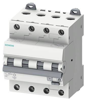 Wyłącznik różnicowoprądowy/automatyczny Siemens 5SU13467FP16 4 styki 16 A 0.03 A